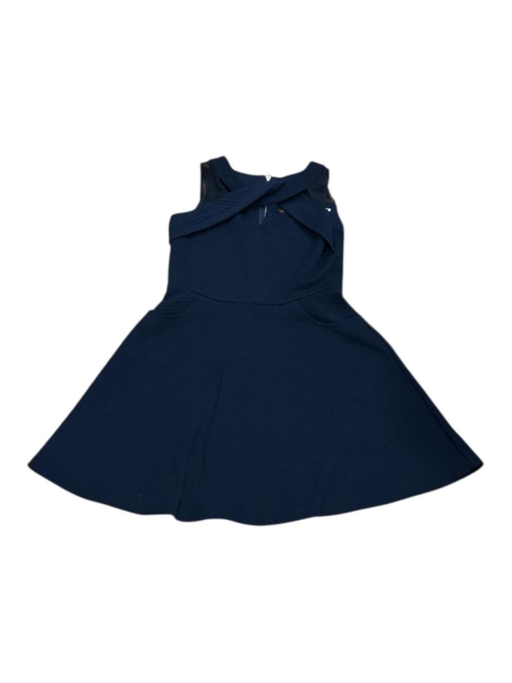 Blush By Us Angels Dress Girls 10 Blue Sleeveless Fit & Flare Party Formal